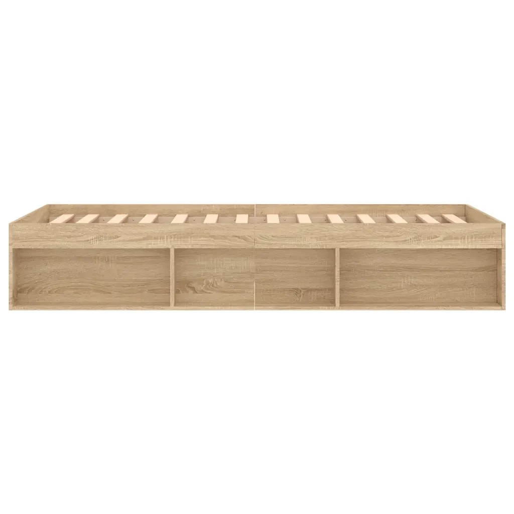 Letto singolo | Letto per adulti | Giroletto Rovere Sonoma 90x200 cm - Image 7
