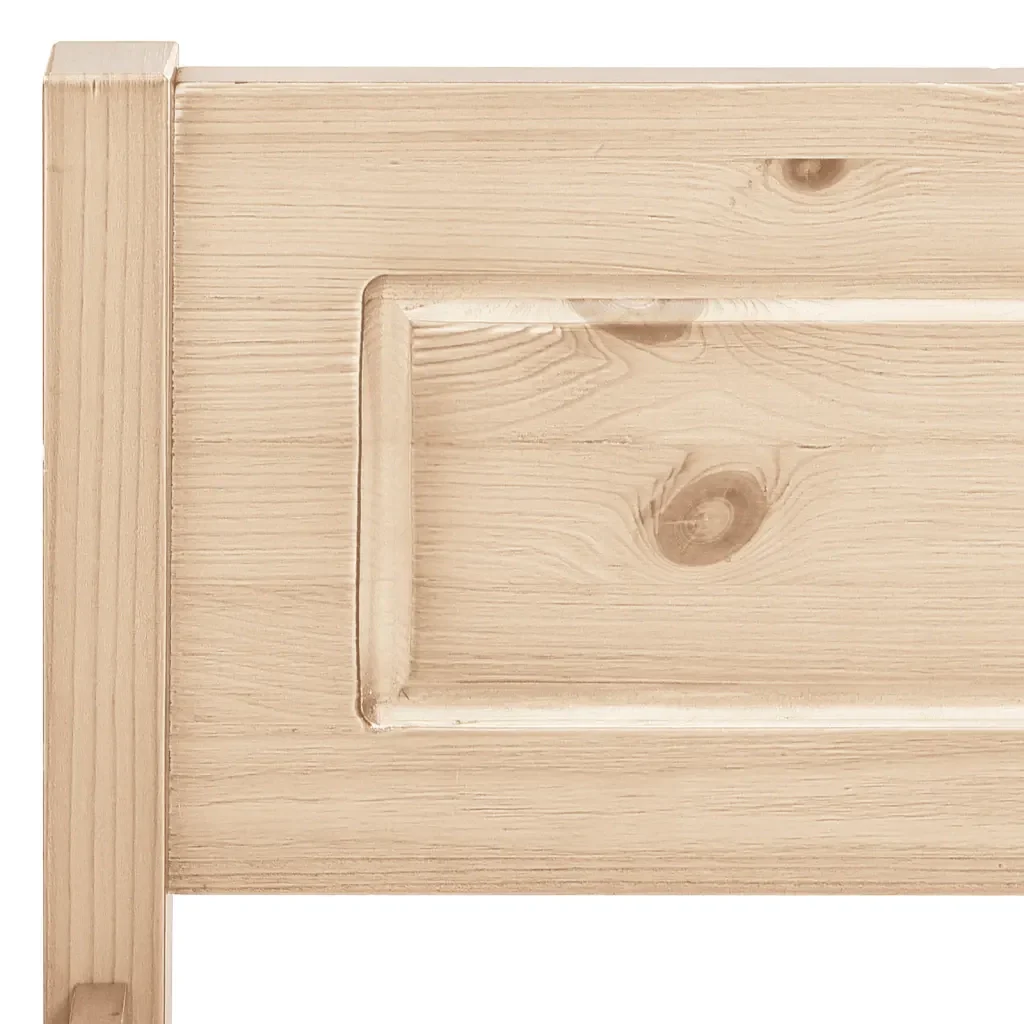 Letto singolo | Letto per adulti | Giroletto senza Materasso 90x200 cm in Legno Massello di Pino - Image 5
