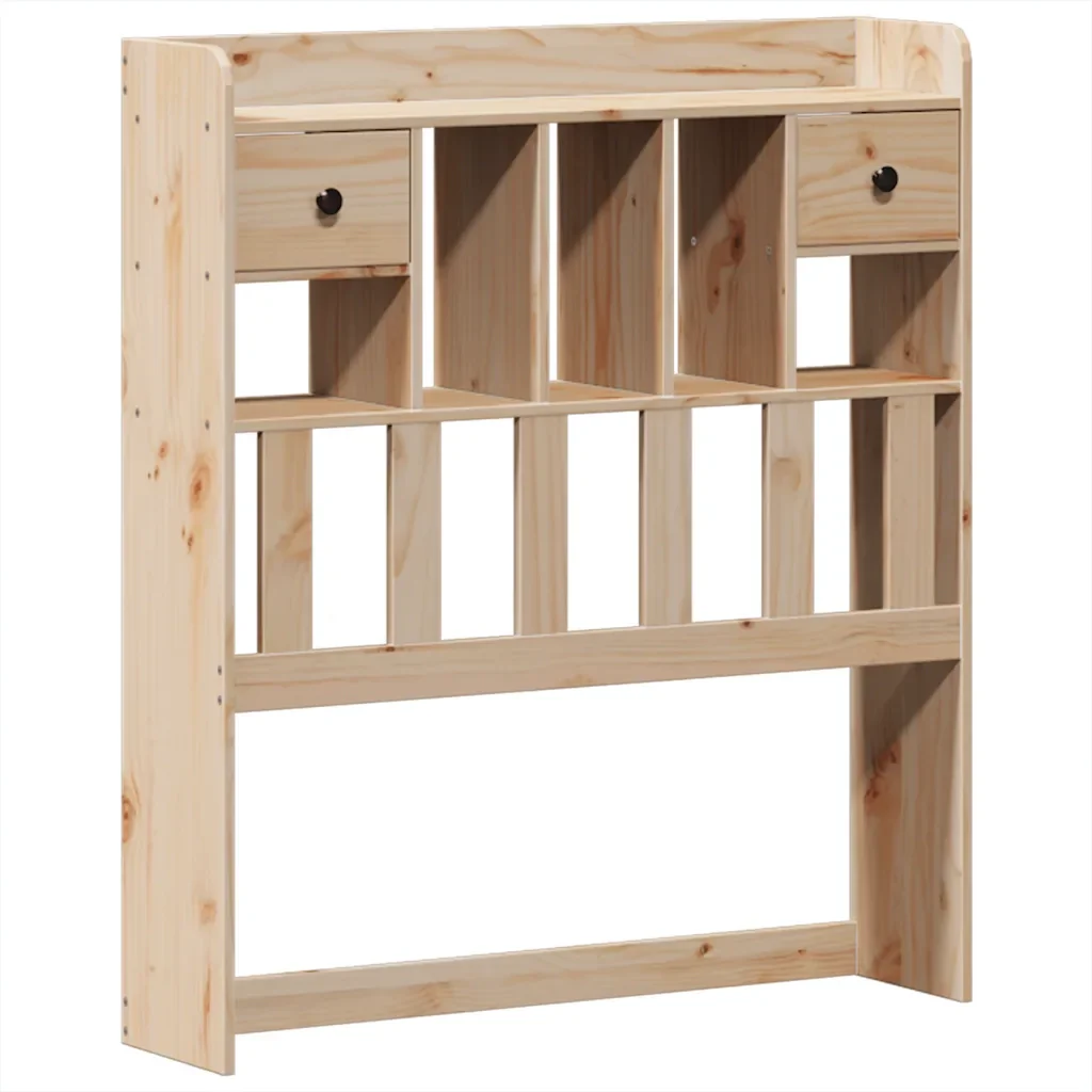 Letto singolo | Letto per adulti | Giroletto senza Materasso 90x200 cm in Legno Massello di Pino - Image 6