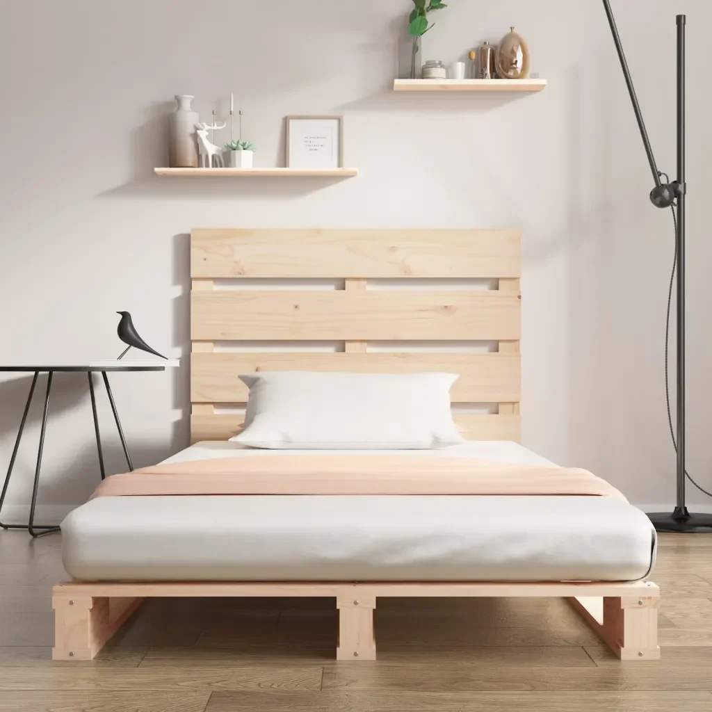 Letto singolo | Letto per adulti | Giroletto senza Materasso 90x200 cm in Legno Massello di Pino - Image 3