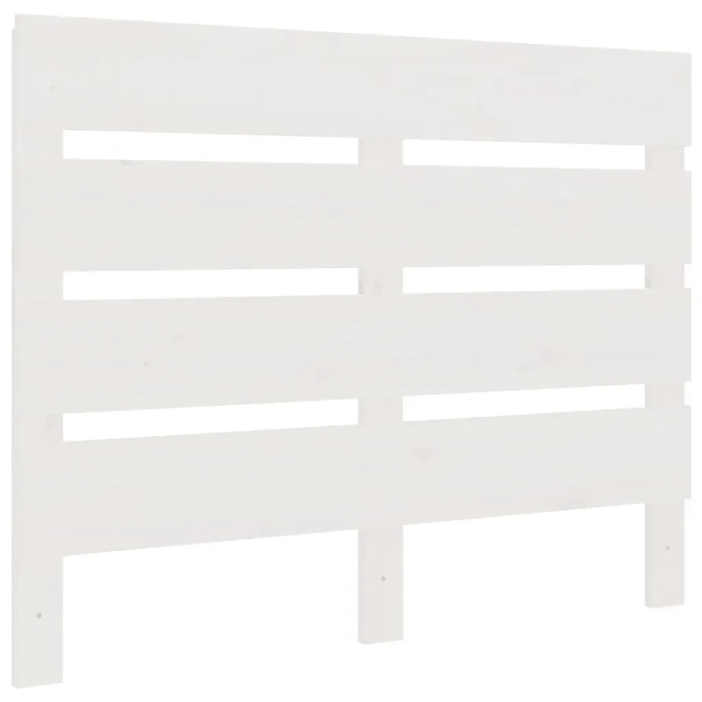 Letto singolo | Letto per adulti | Giroletto senza Materasso Bianco 75x190 Legno Massello di Pino - Image 9