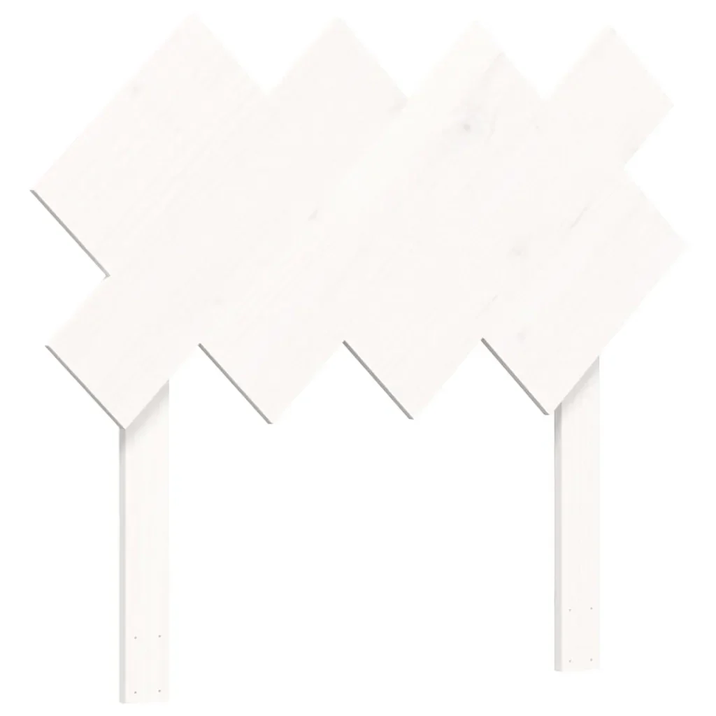 Letto singolo | Letto per adulti | Giroletto senza Materasso Bianco 90x200 cm Legno Massello Pino - Image 10