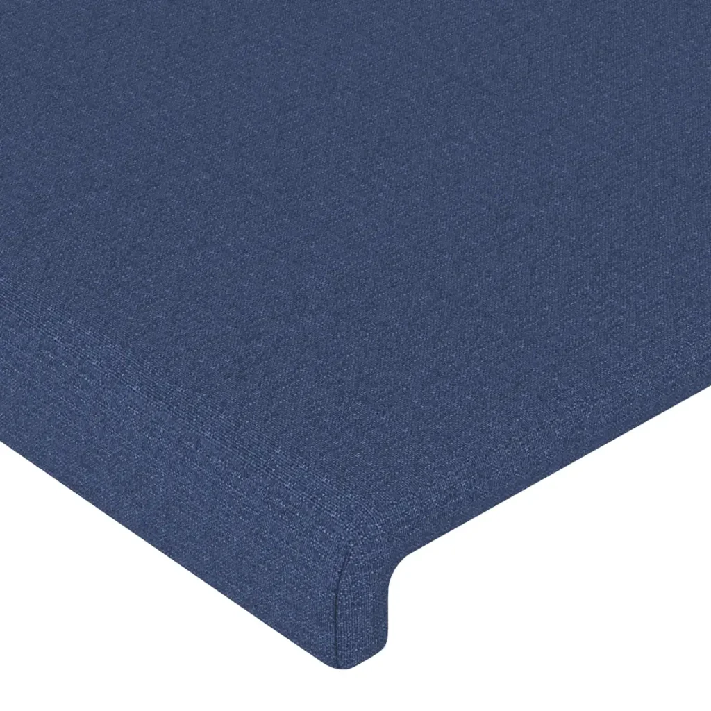 Letto singolo | Letto per adulti | Giroletto senza Materasso Blu 100x200 cm in Tessuto - Image 10