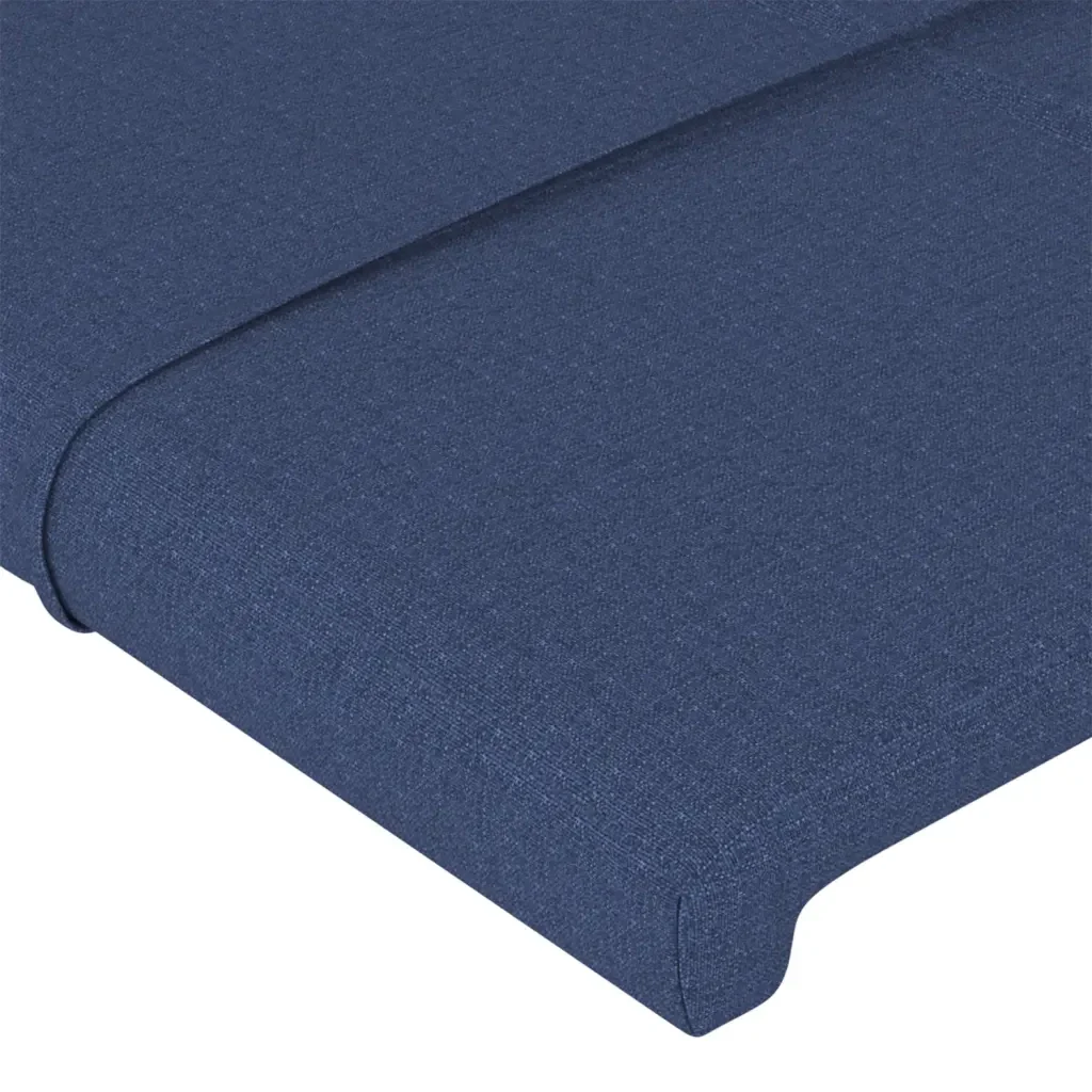 Letto singolo | Letto per adulti | Giroletto senza Materasso Blu 100x200 cm in Tessuto - Image 10