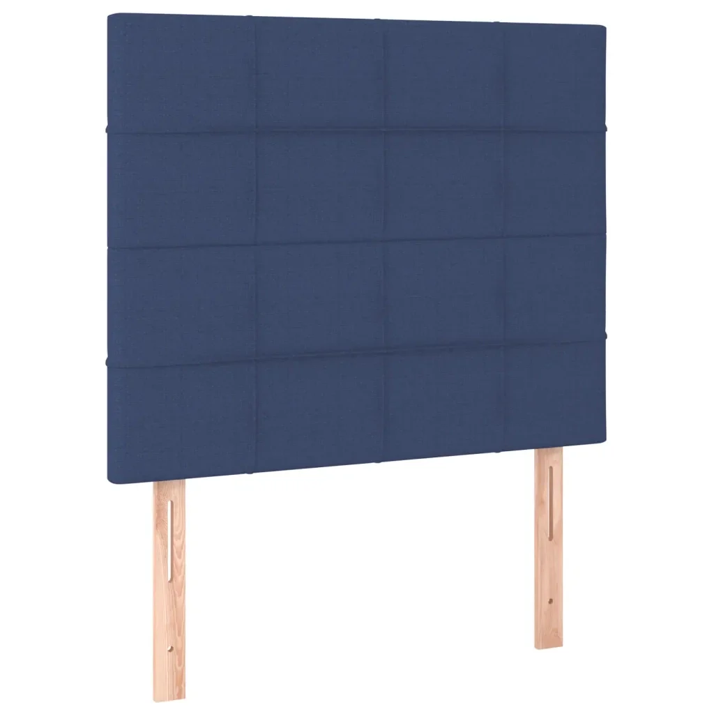 Letto singolo | Letto per adulti | Giroletto senza Materasso Blu 80x200 cm in Tessuto - Image 9