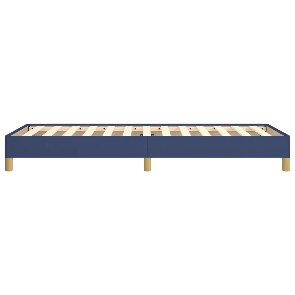 Letto singolo | Letto per adulti | Giroletto senza Materasso Blu 80x200 cm in Tessuto - Image 6