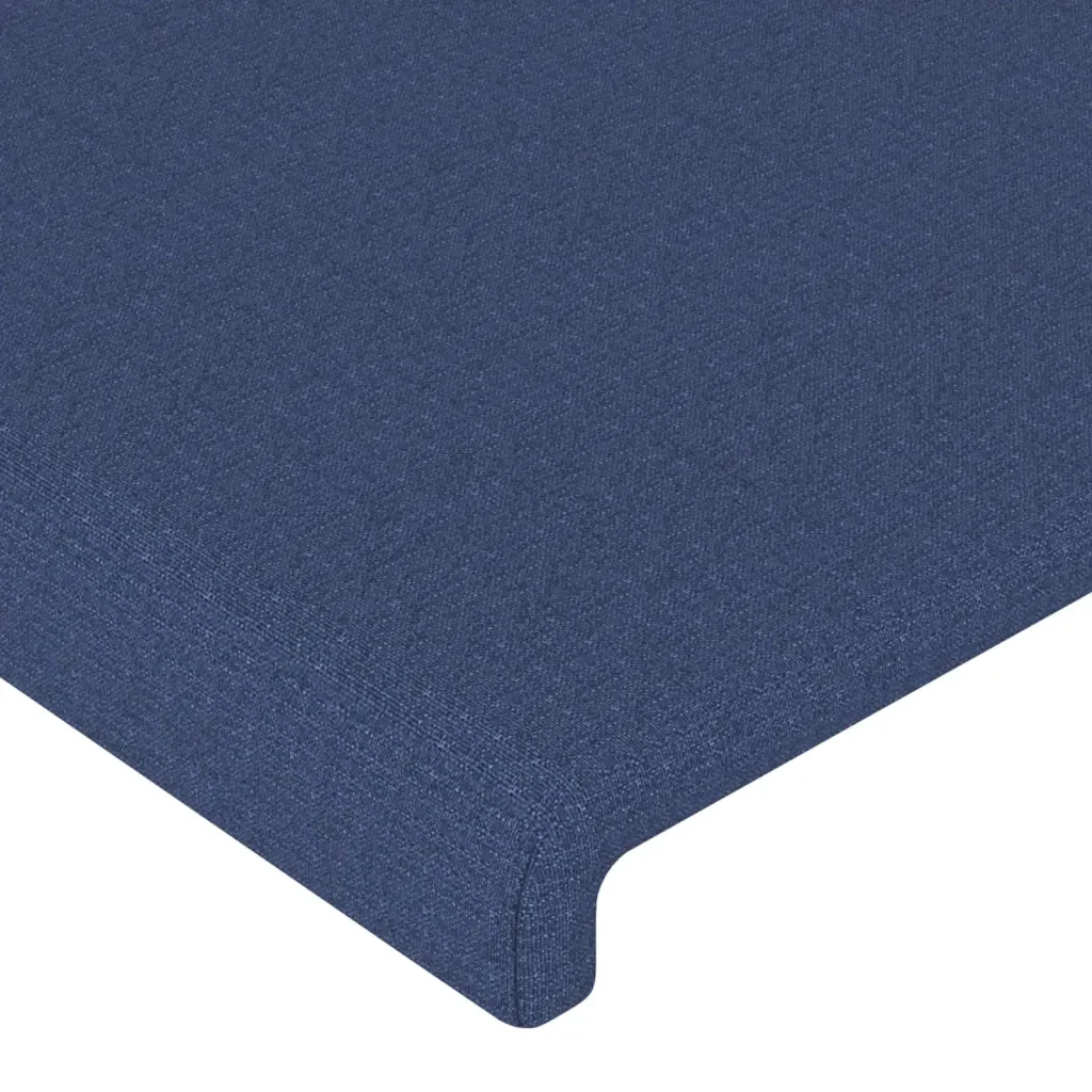 Letto singolo | Letto per adulti | Giroletto senza Materasso Blu 90x200 cm in Tessuto - Image 10