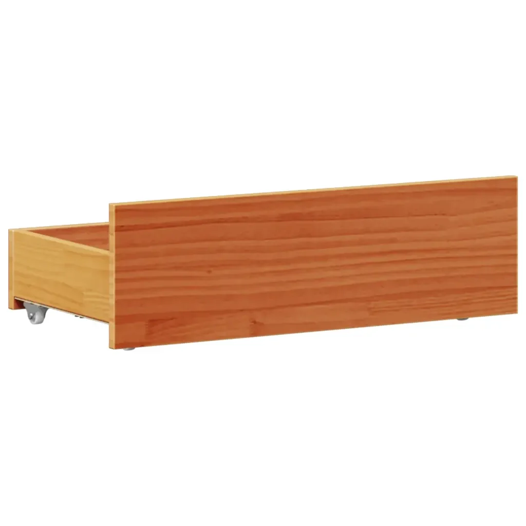 Letto singolo | Letto per adulti | Giroletto senza Materasso con Testiera Rovere Marrone 100x200cm - Image 8