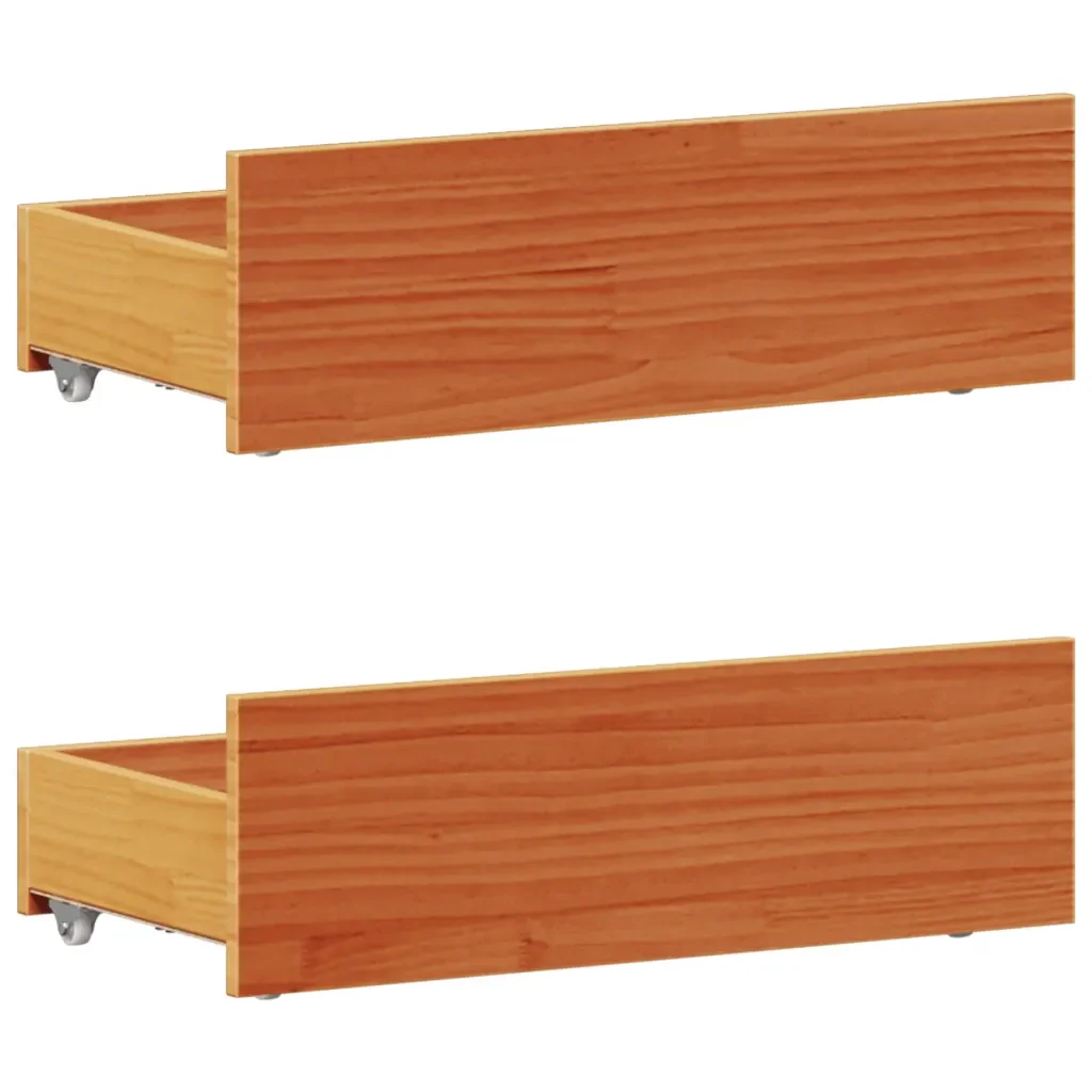 Letto singolo | Letto per adulti | Giroletto senza Materasso con Testiera Rovere Marrone 90x200 cm - Image 9