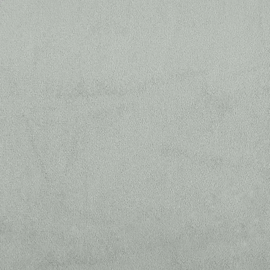 Letto singolo | Letto per adulti | Giroletto senza Materasso Grigio Chiaro 100x210 cm Velluto - Image 9