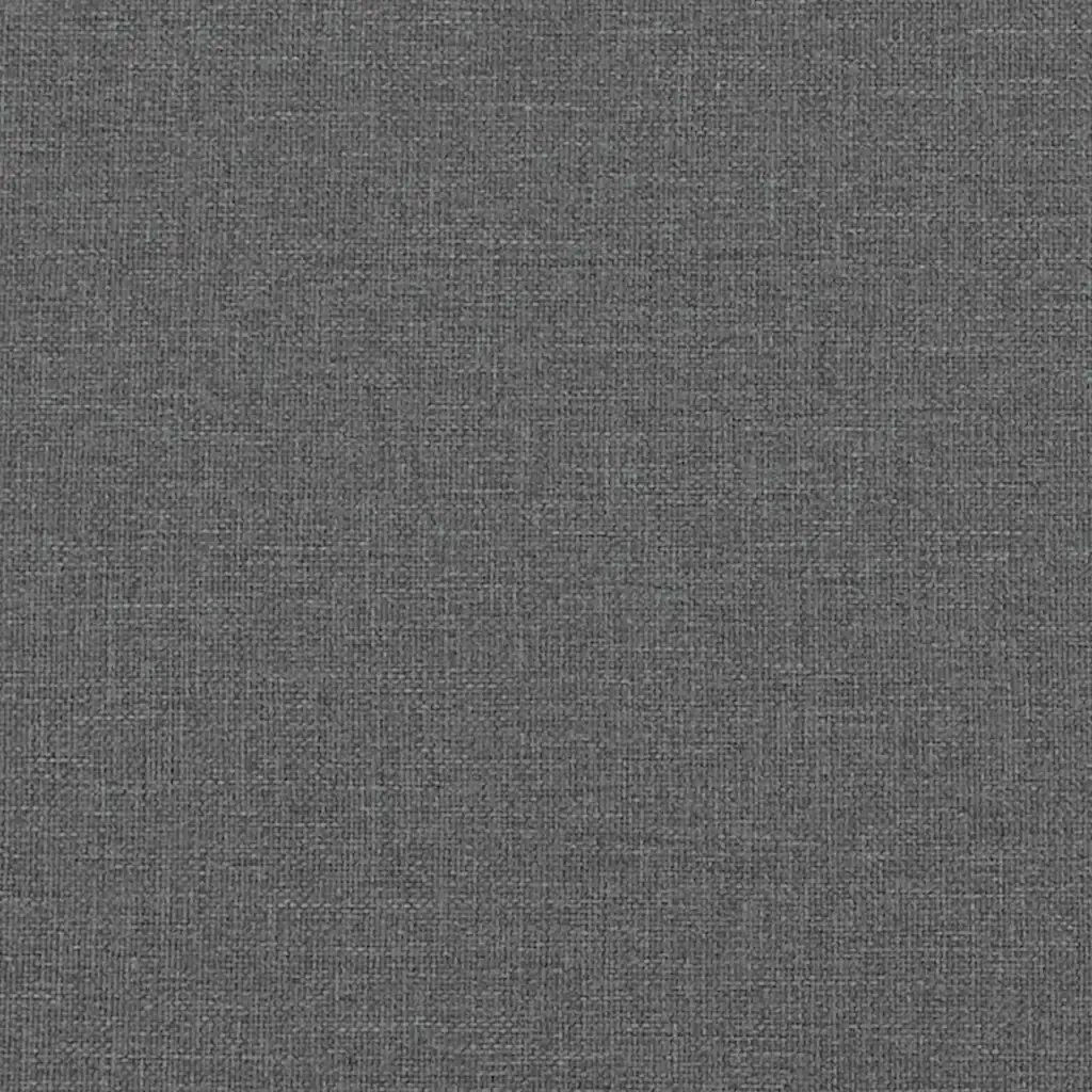 Letto singolo | Letto per adulti | Giroletto senza Materasso Grigio Scuro 100x200 cm Tessuto - Image 8
