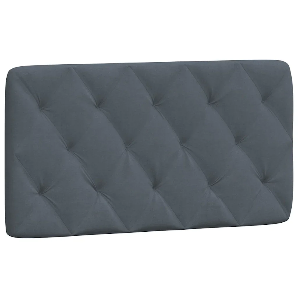 Letto singolo | Letto per adulti | Giroletto senza Materasso Grigio Scuro 100x200 cm Velluto - Image 8
