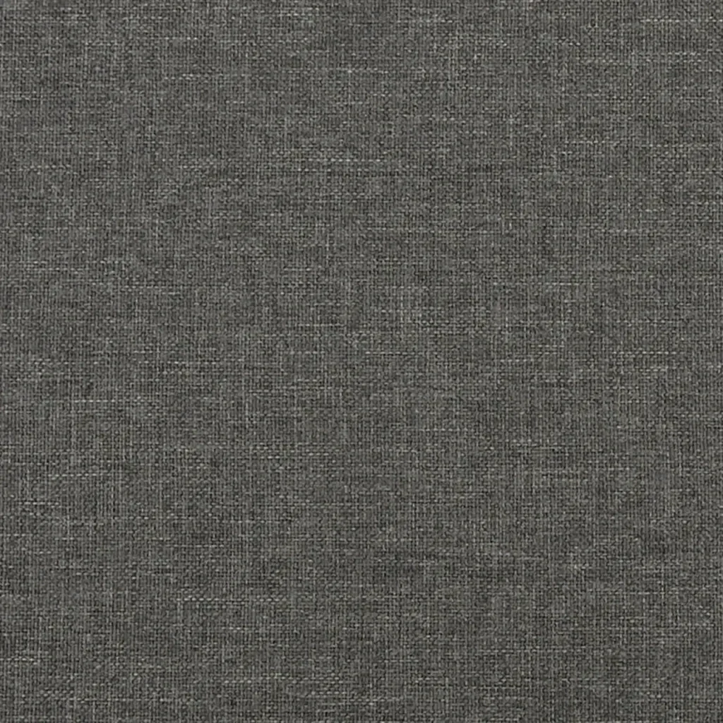 Letto singolo | Letto per adulti | Giroletto senza Materasso Grigio Scuro 80x200 cm Tessuto - Image 8