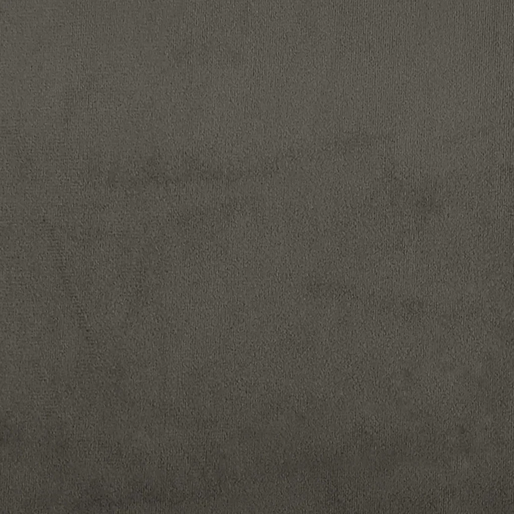 Letto singolo | Letto per adulti | Giroletto senza Materasso Grigio Scuro 90x190 cm Velluto - Image 8