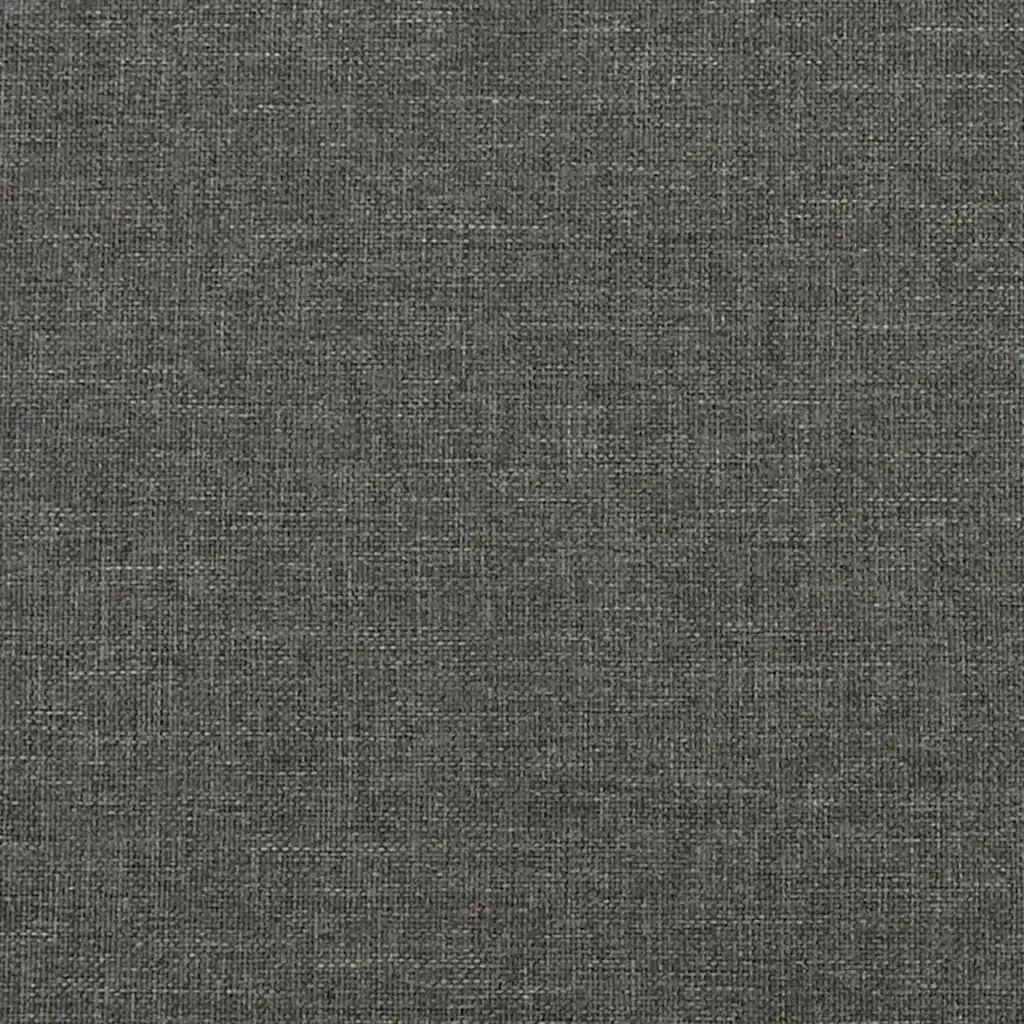 Letto singolo | Letto per adulti | Giroletto senza Materasso Grigio Scuro 90x200 cm Tessuto - Image 8