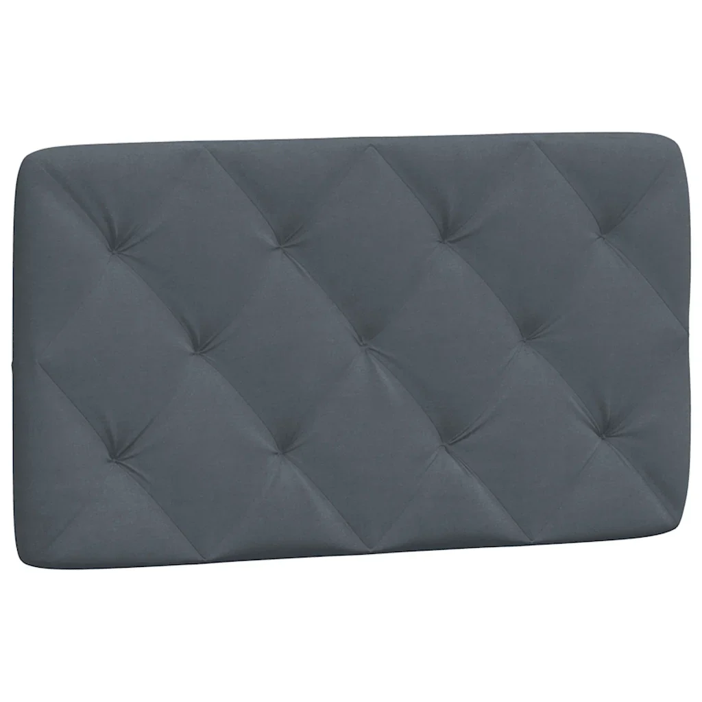 Letto singolo | Letto per adulti | Giroletto senza Materasso Grigio Scuro 90x200 cm Velluto - Image 8