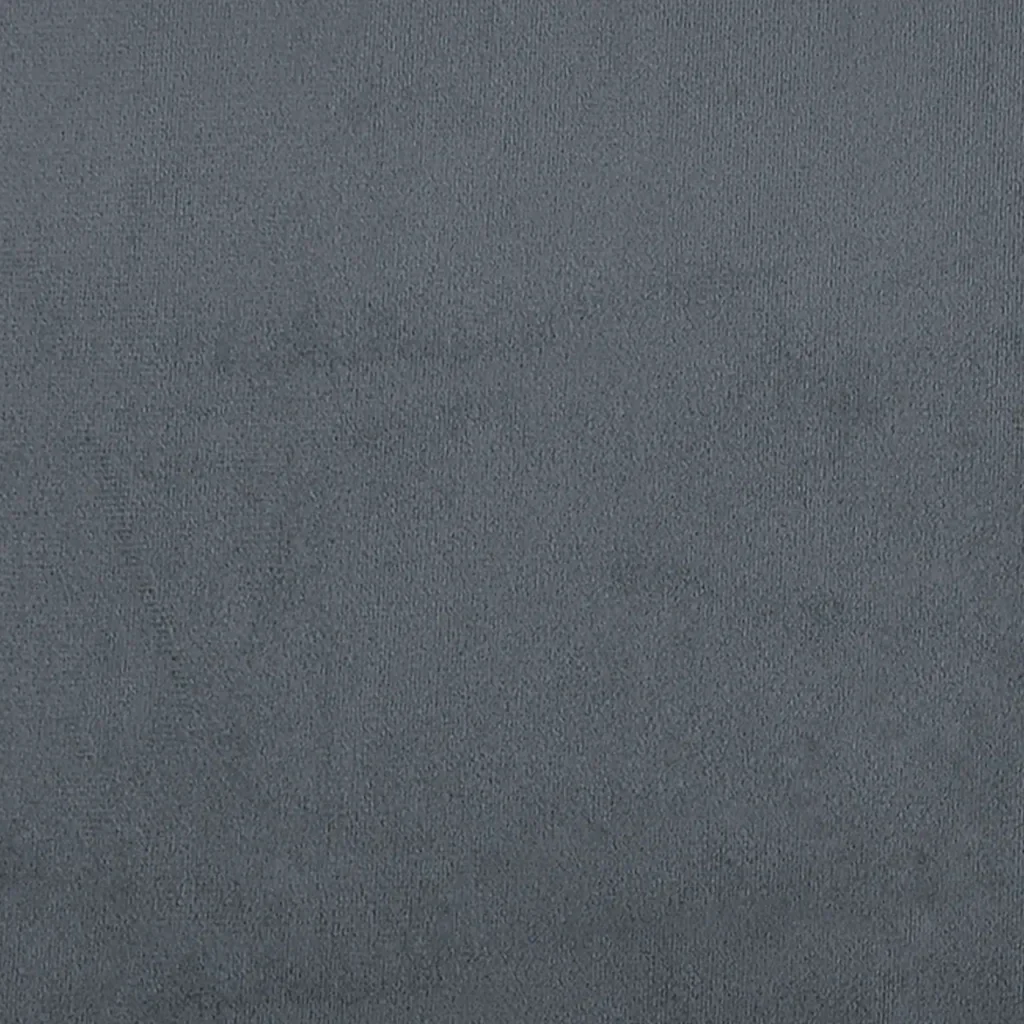 Letto singolo | Letto per adulti | Giroletto senza Materasso Grigio Scuro 90x200 cm Velluto - Image 8