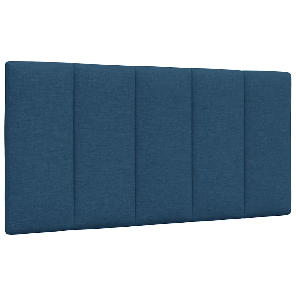 Letto singolo | Letto per adulti | Giroletto senza Materasso Hanko Blu 100x200 cm in Tessuto - Image 7