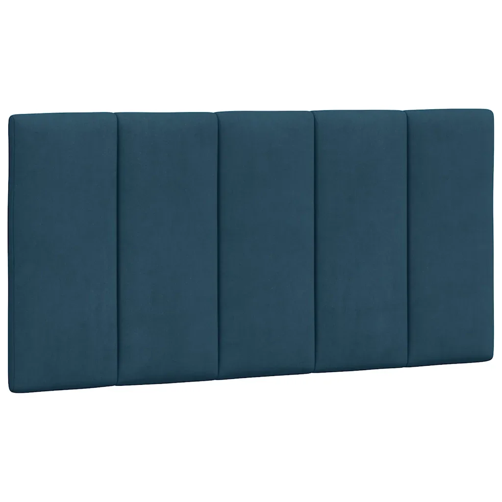 Letto singolo | Letto per adulti | Giroletto senza Materasso Hanko Blu 100x200 cm in Velluto - Image 6
