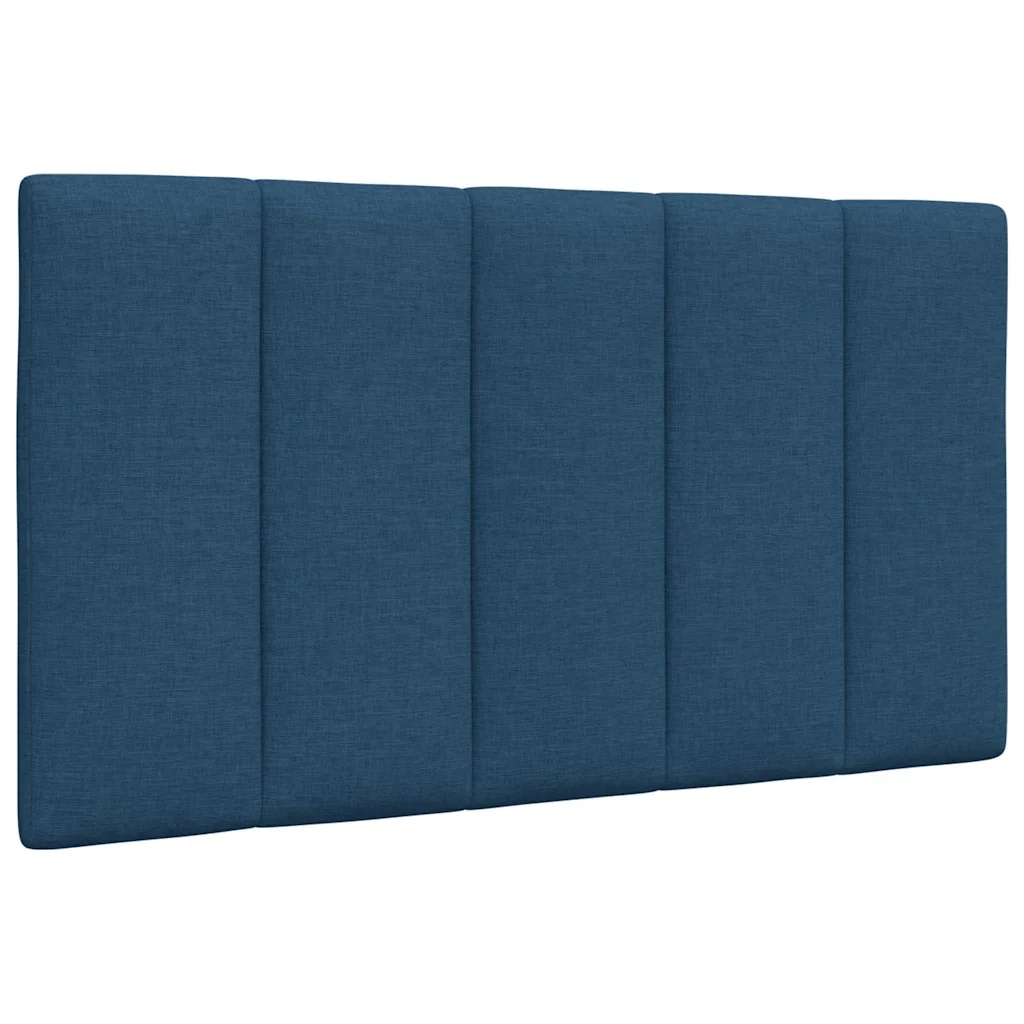 Letto singolo | Letto per adulti | Giroletto senza Materasso Hanko Blu 90x200 cm in Tessuto - Image 7