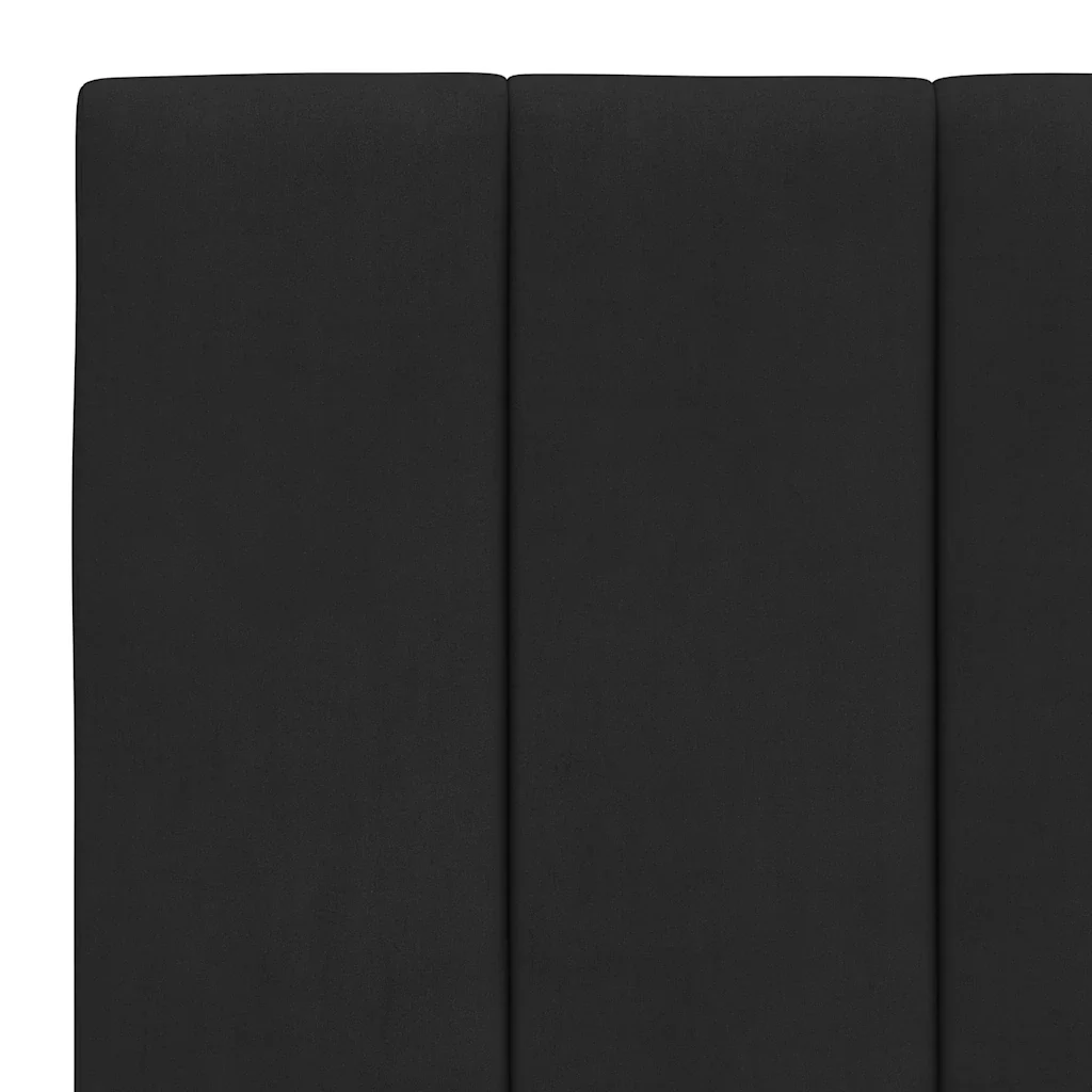 Letto singolo | Letto per adulti | Giroletto senza Materasso Hanko Nero 80x200 cm in Velluto - Image 10