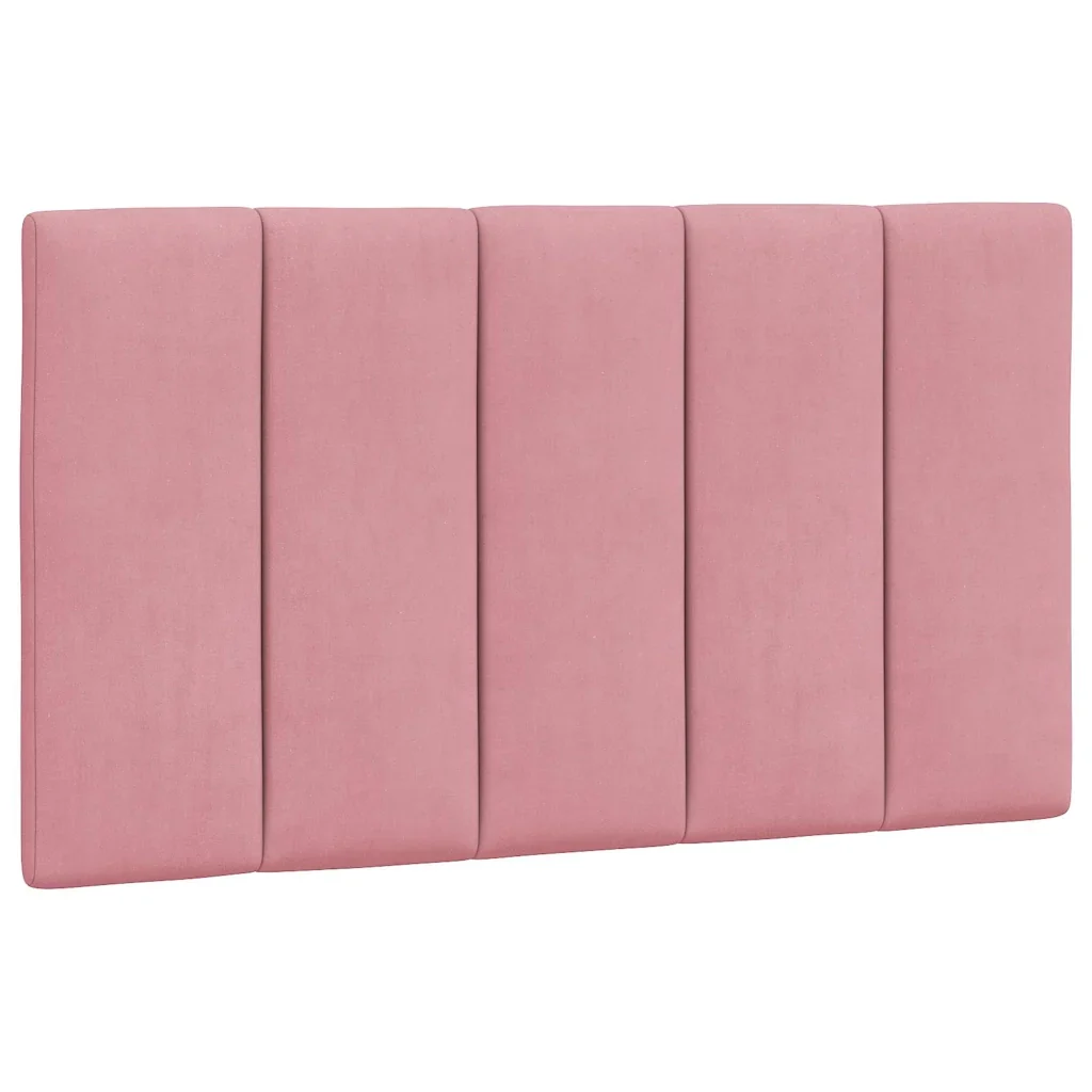 Letto singolo | Letto per adulti | Giroletto senza Materasso Hanko Rosa 90x190 cm in Velluto - Image 8
