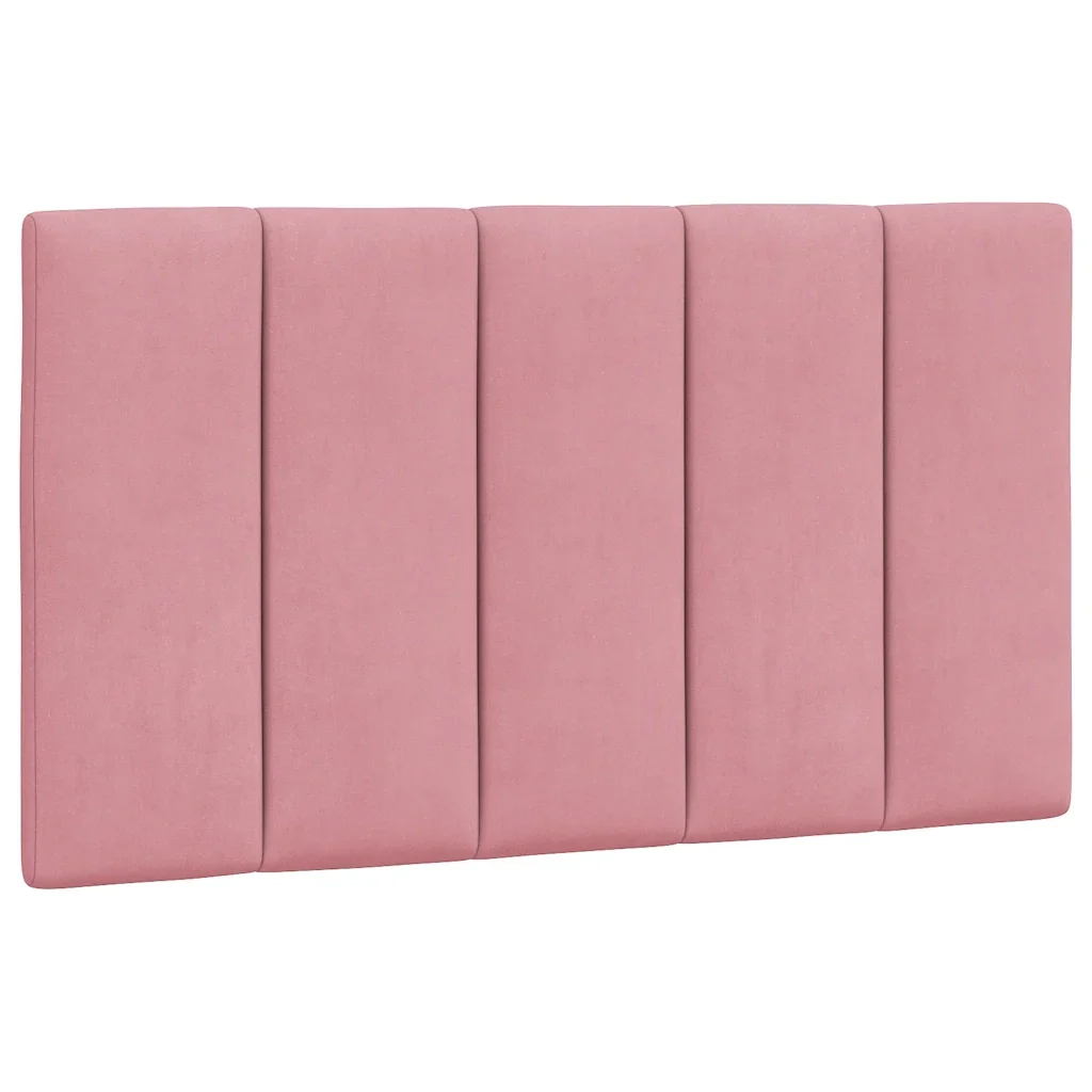 Letto singolo | Letto per adulti | Giroletto senza Materasso Hanko Rosa 90x200 cm in Velluto - Image 8