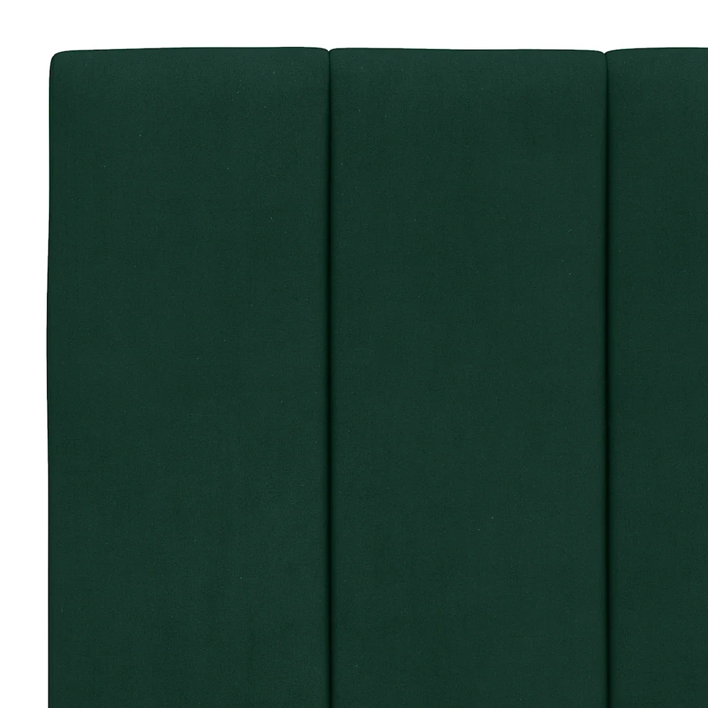 Letto singolo | Letto per adulti | Giroletto senza Materasso Hanko Verde Scuro 80x200 cm in Velluto - Image 10