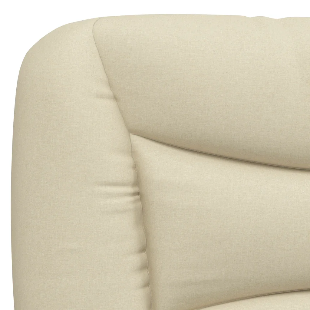 Letto singolo | Letto per adulti | Giroletto senza Materasso Hvar Crema 100x200 cm in Tessuto - Image 10