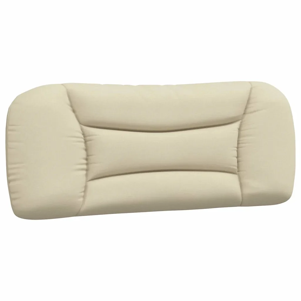 Letto singolo | Letto per adulti | Giroletto senza Materasso Hvar Crema 100x200 cm in Tessuto - Image 8