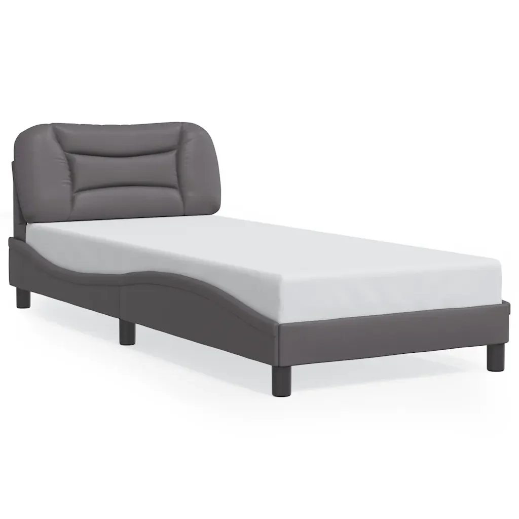 Letto singolo | Letto per adulti | Giroletto senza Materasso Hvar Crema 80x200 cm in Similpelle