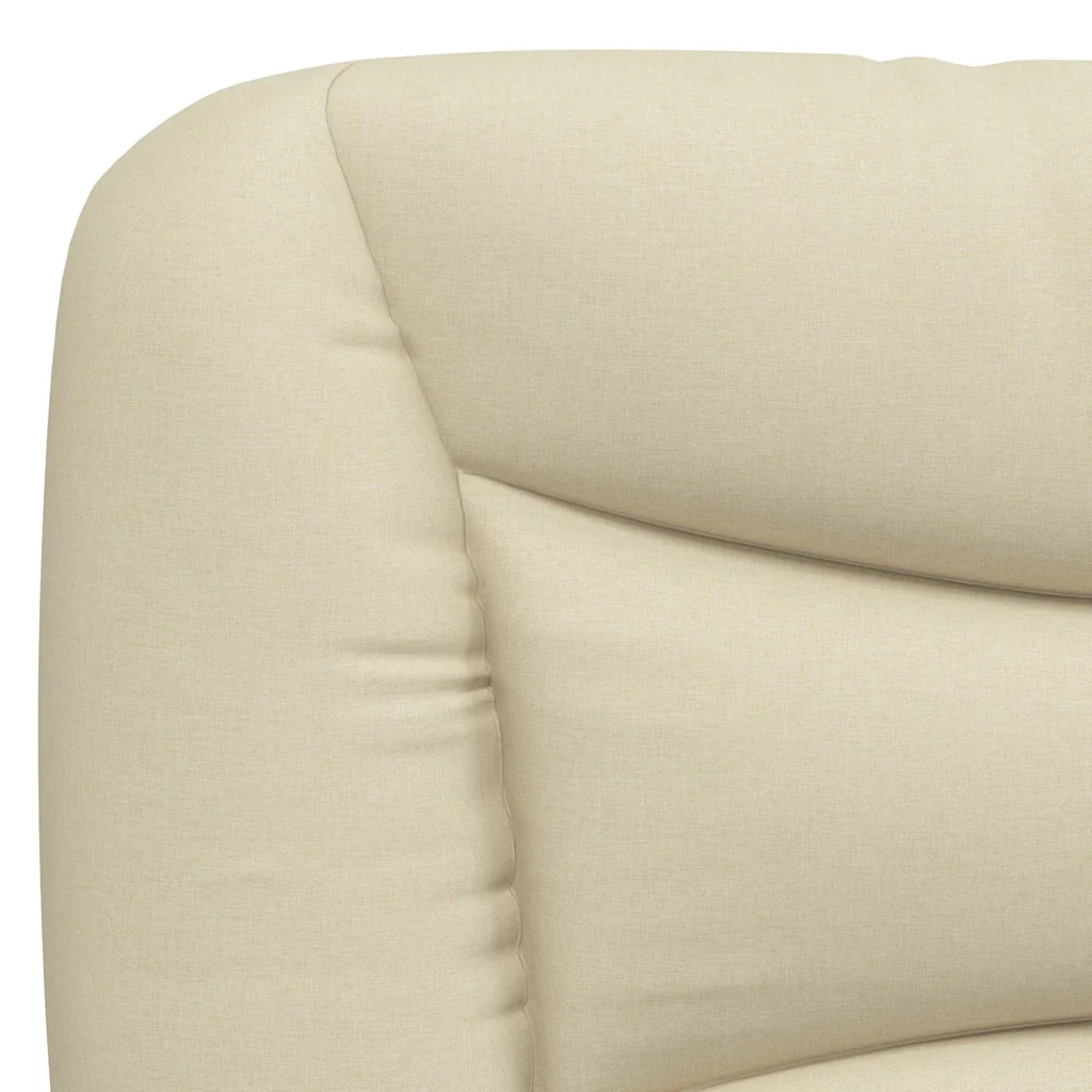 Letto singolo | Letto per adulti | Giroletto senza Materasso Hvar Crema 80x200 cm in Tessuto - Image 10