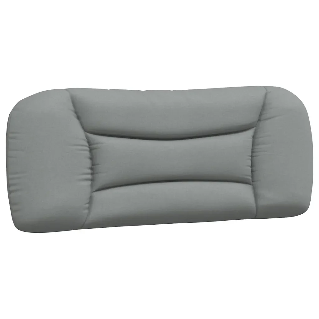 Letto singolo | Letto per adulti | Giroletto senza Materasso Hvar Grigio Chiaro 100x200 cm Tessuto - Image 8
