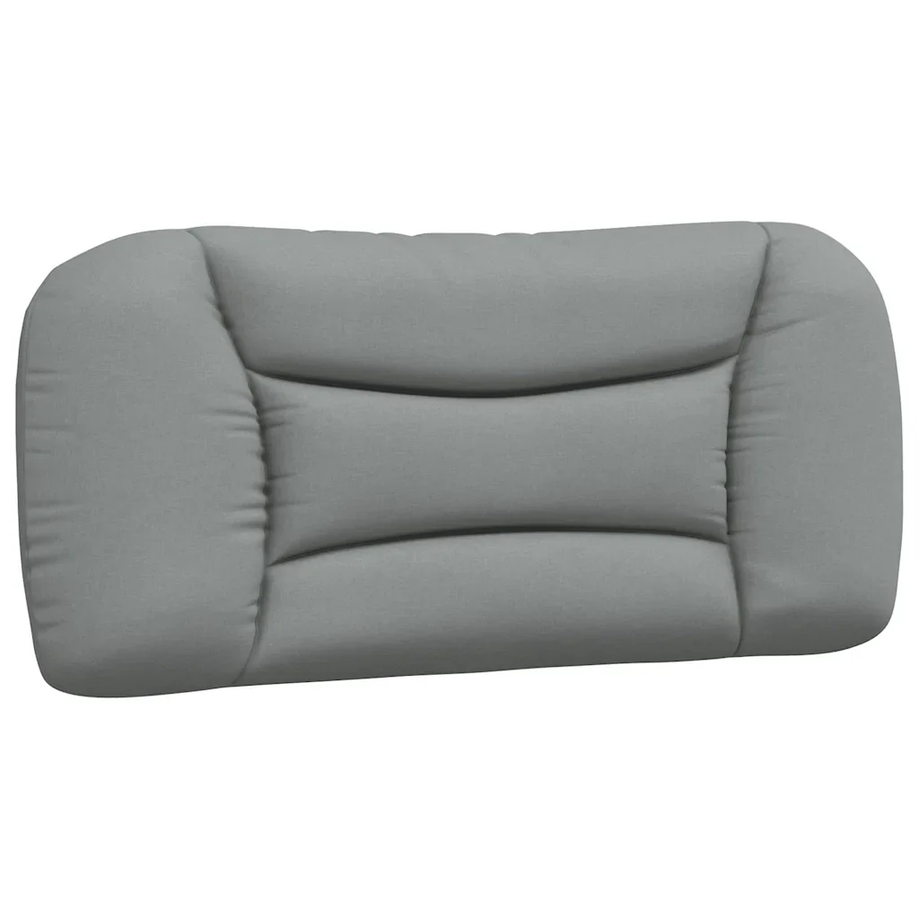Letto singolo | Letto per adulti | Giroletto senza Materasso Hvar Grigio Chiaro 90x190 cm Tessuto - Image 8