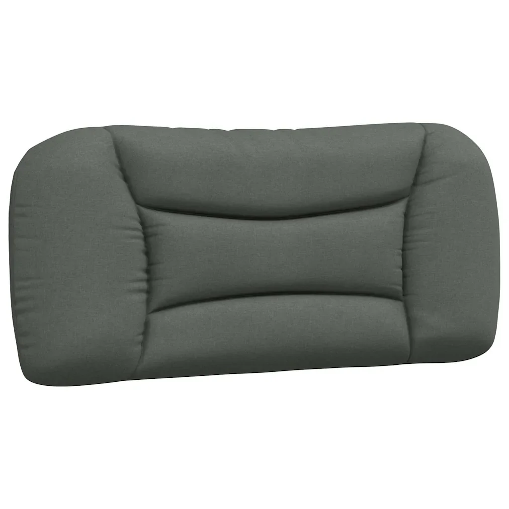 Letto singolo | Letto per adulti | Giroletto senza Materasso Hvar Grigio Scuro 90x200 cm Tessuto - Image 8