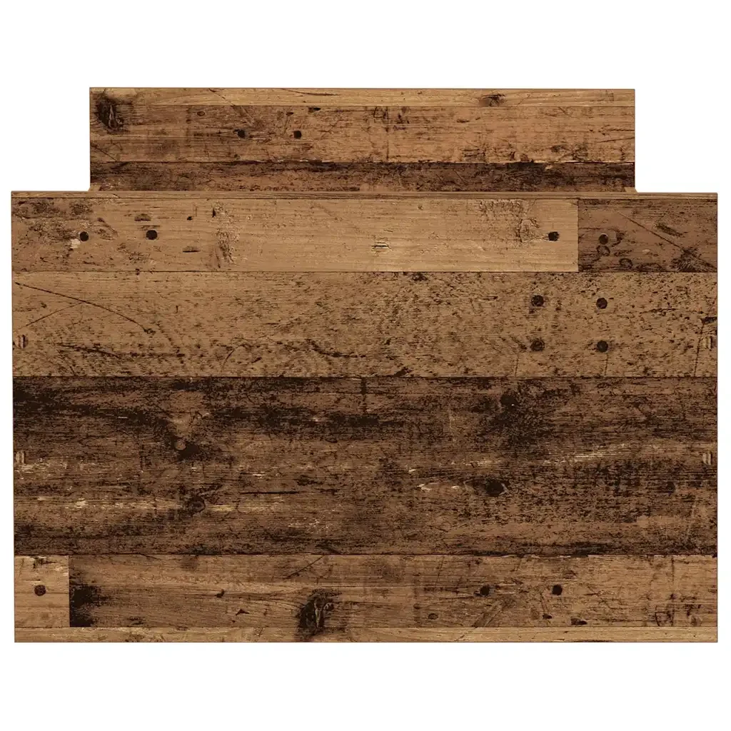 Letto singolo | Letto per adulti | Giroletto senza Materasso Legno Antico 100x200cm in Truciolato - Image 6