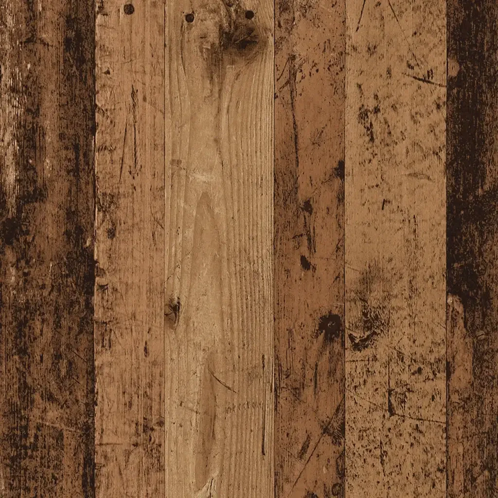 Letto singolo | Letto per adulti | Giroletto senza Materasso Legno Antico 90x190cm in Truciolato - Image 9