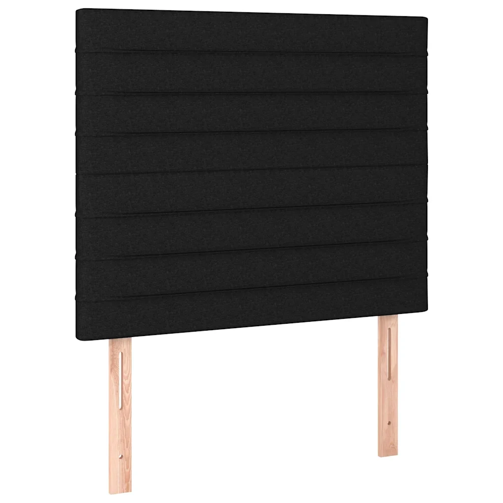 Letto singolo | Letto per adulti | Giroletto senza Materasso Nero 100x200 cm in Tessuto - Image 9
