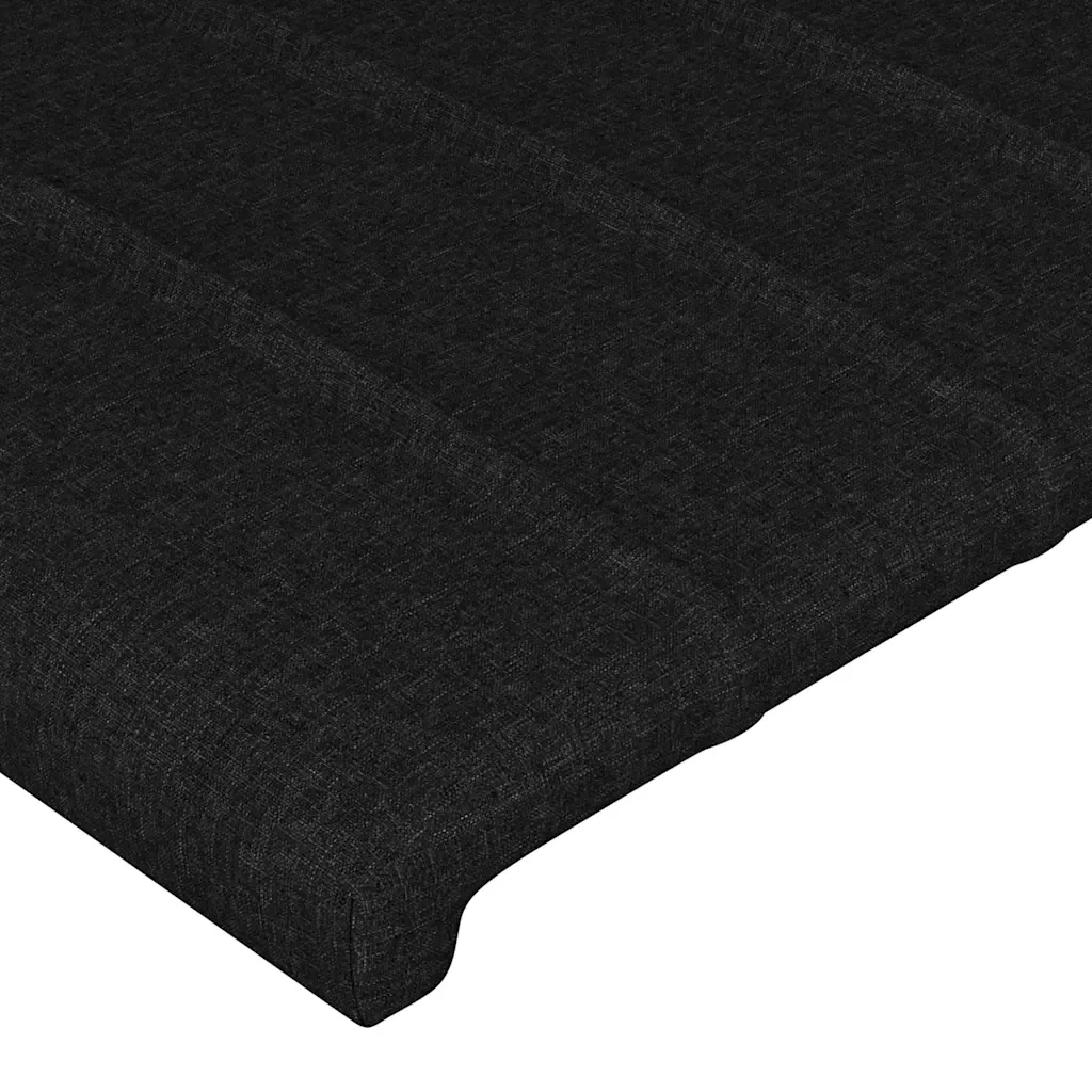 Letto singolo | Letto per adulti | Giroletto senza Materasso Nero 80x200 cm Tessuto - Image 10