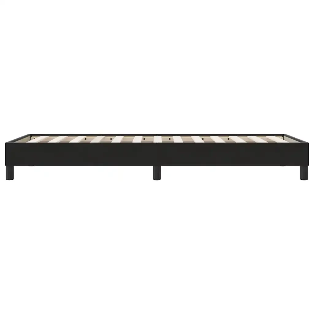 Letto singolo | Letto per adulti | Giroletto senza Materasso Nero 80x210 cm in Velluto - Image 6