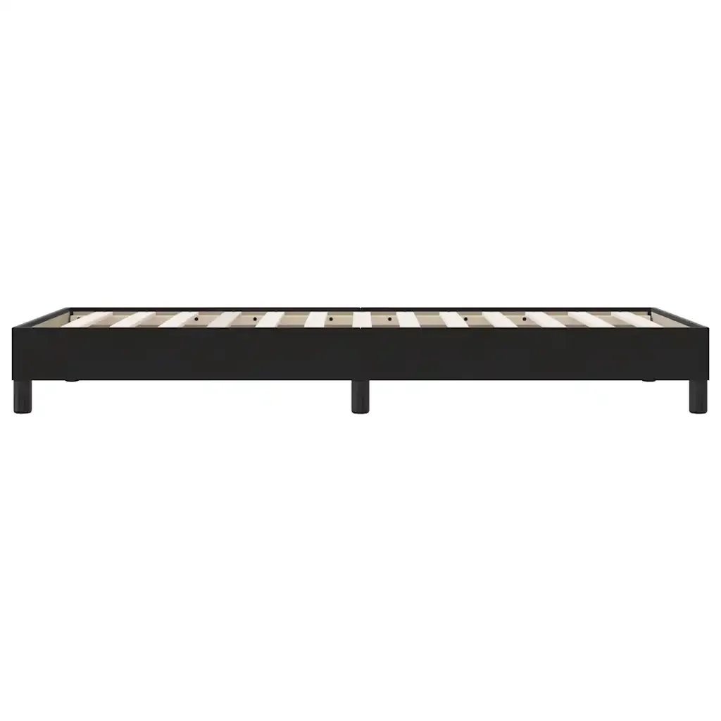 Letto singolo | Letto per adulti | Giroletto senza Materasso Nero 80x220 cm in Velluto - Image 6