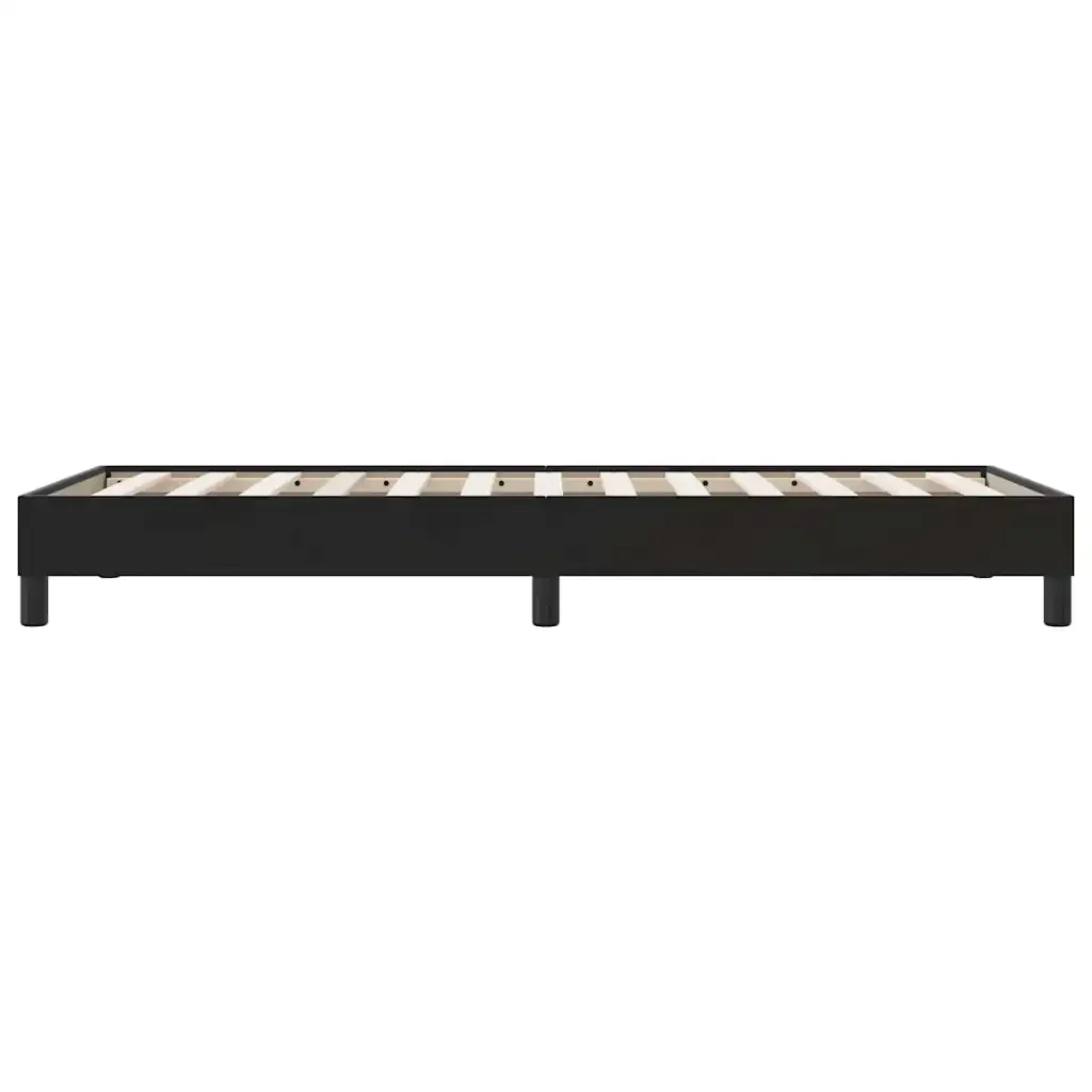 Letto singolo | Letto per adulti | Giroletto senza Materasso Nero 90x210 cm in Velluto - Image 6