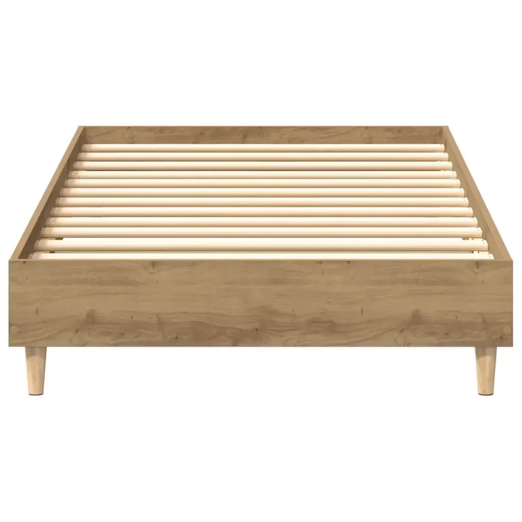 Letto singolo | Letto per adulti | Giroletto senza Materasso Rovere Artigianale 100x200 cm - Image 5
