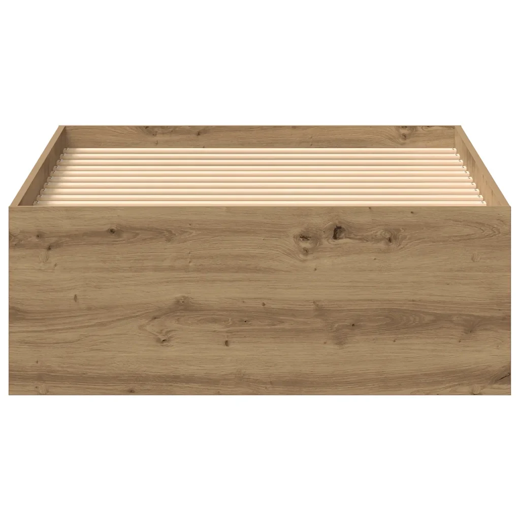 Letto singolo | Letto per adulti | Giroletto senza Materasso Rovere Artigianale 75x190 cm - Image 5