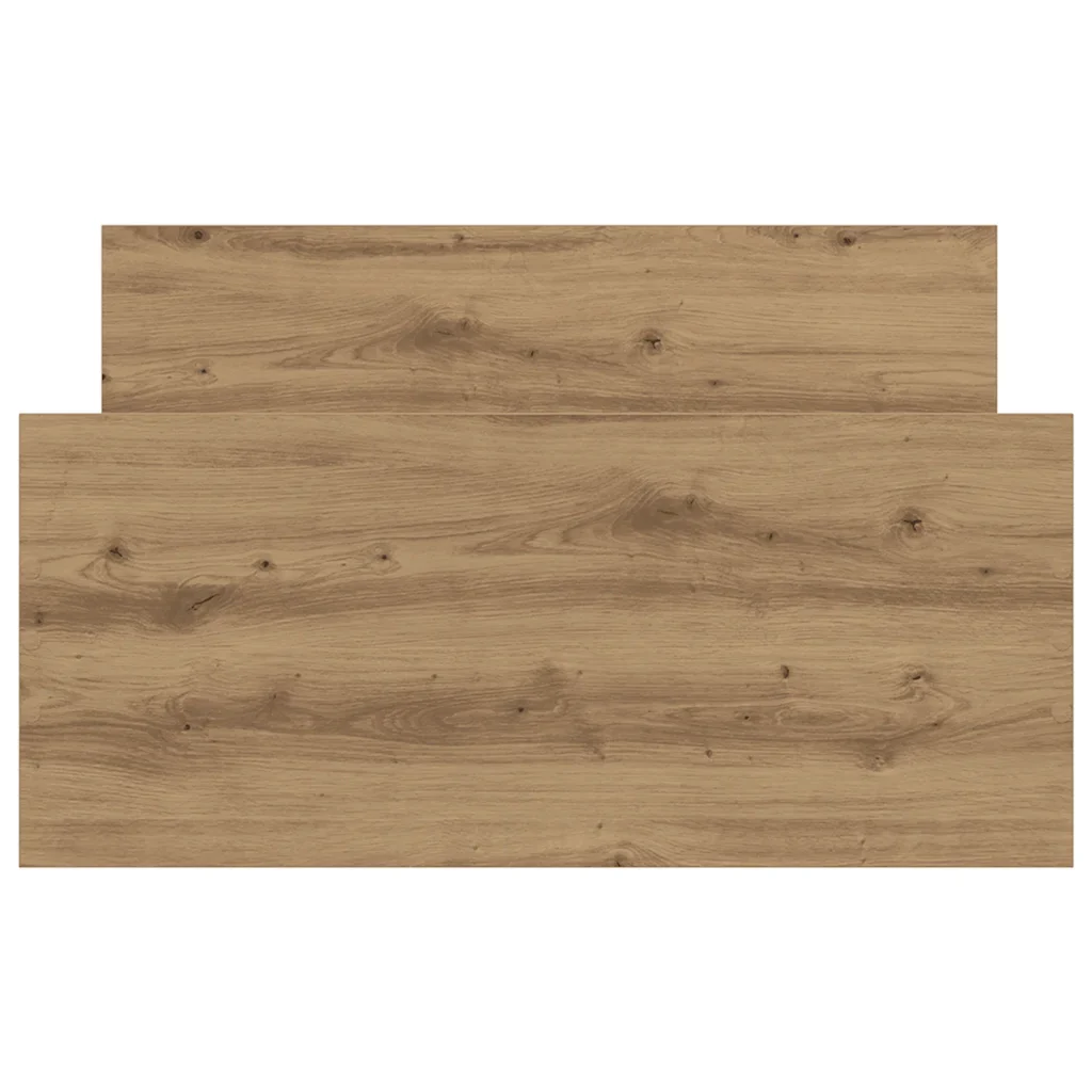 Letto singolo | Letto per adulti | Giroletto senza Materasso Rovere Artigianale 90x200cm - Image 5