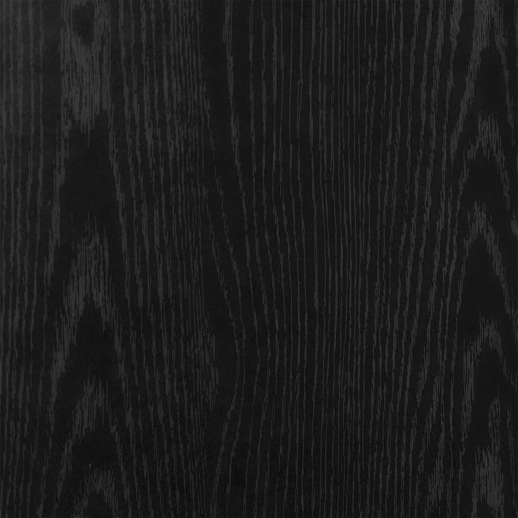 Letto singolo | Letto per adulti | Giroletto senza Materasso Rovere Nero 100x200 cm in Truciolato - Image 9