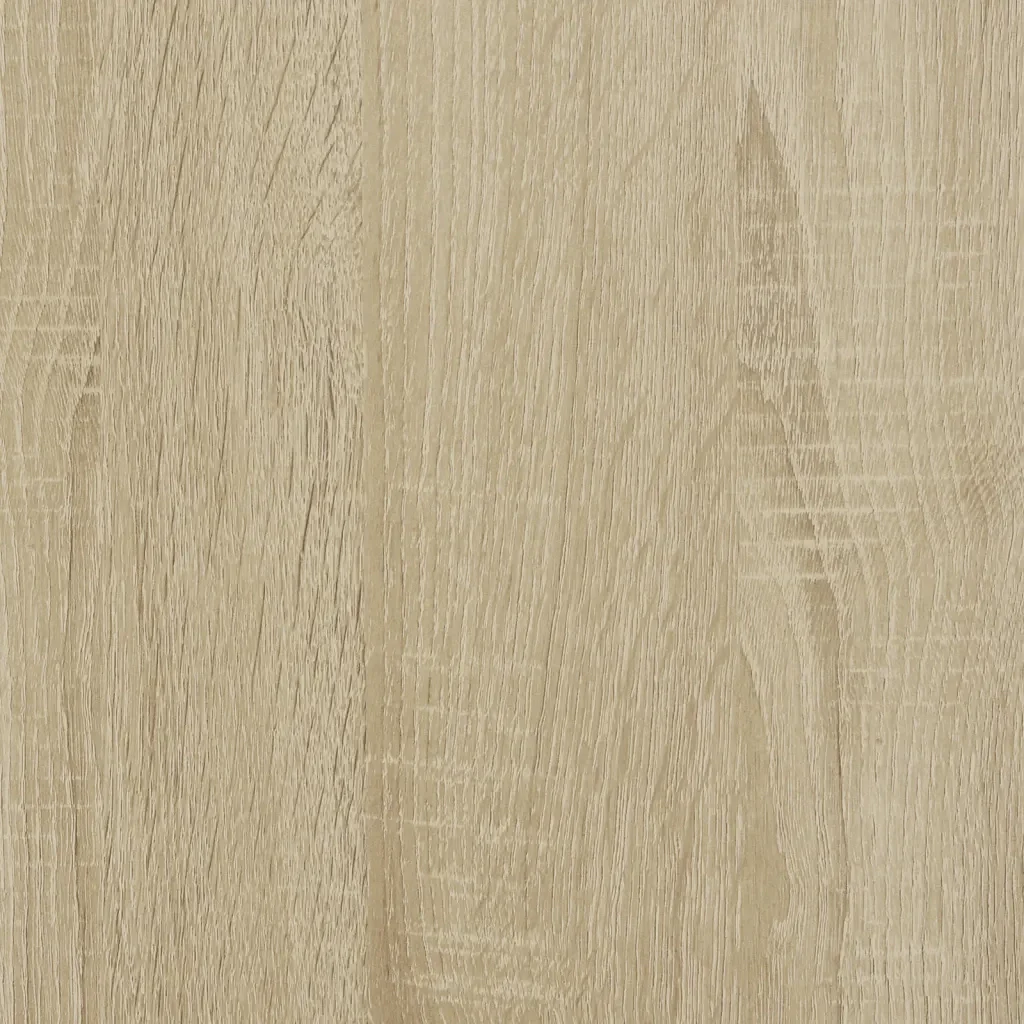 Letto singolo | Letto per adulti | Giroletto senza Materasso Rovere Sonoma 75x190 cm in Truciolato - Image 9