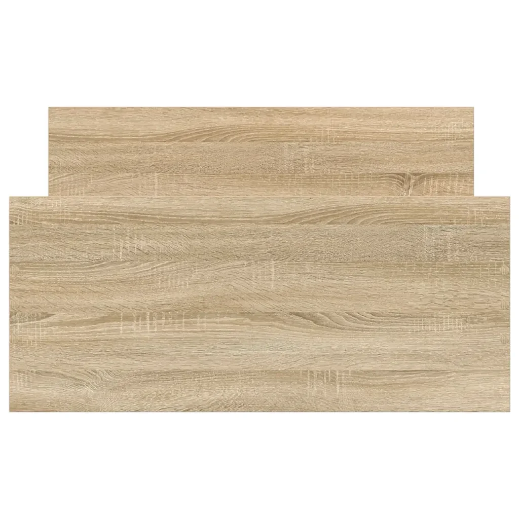 Letto singolo | Letto per adulti | Giroletto senza Materasso Rovere Sonoma 90x190 cm in Truciolato - Image 6