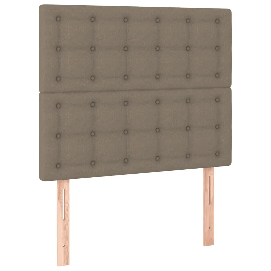 Letto singolo | Letto per adulti | Giroletto senza Materasso Tortora 100x200 cm in Tessuto - Image 9