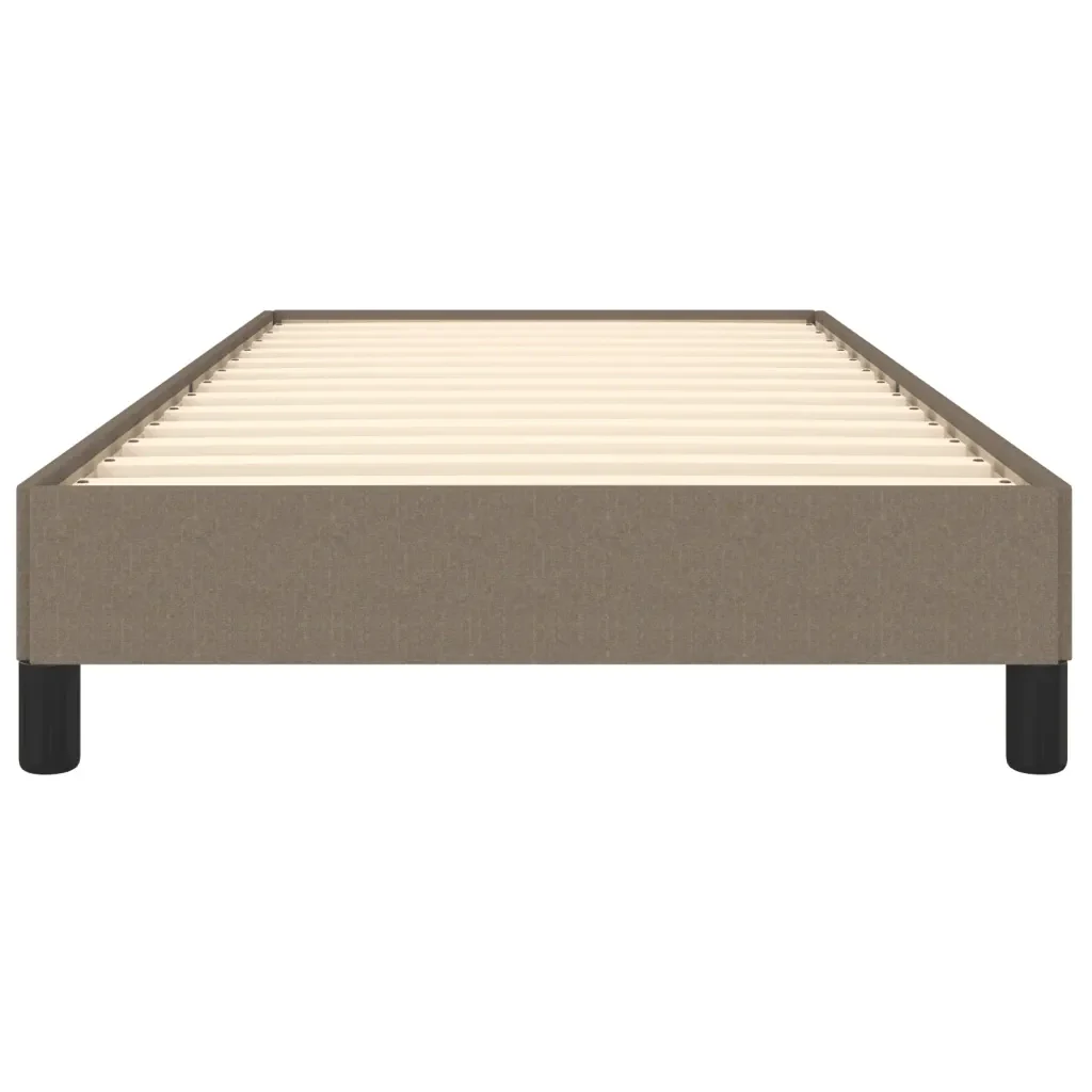 Letto singolo | Letto per adulti | Giroletto senza Materasso Tortora 100x200 cm in Tessuto - Image 5